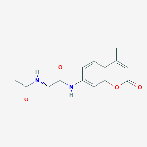 molecular formula C15H16N2O4 B556471 Acetyl-L-alanine 7-amido-4-methylcoumarin CAS No. 355137-87-0