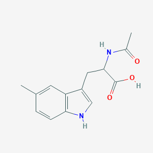 molecular formula C14H16N2O3 B556473 2-acetamido-3-(5-methyl-1H-indol-3-yl)propanoic Acid CAS No. 71953-90-7