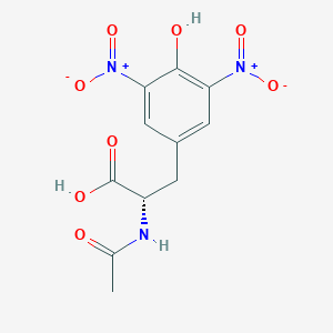 molecular formula C11H11N3O8 B556475 N-Acetyl-3,5-dinitro-l-tyrosine CAS No. 20767-00-4