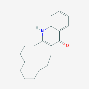 molecular formula C19H25NO B5564756 5H,6H,7H,8H,9H,10H,11H,12H,13H,14H,15H,16H-CYCLODODECA[B]QUINOLIN-16-ONE 