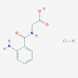 molecular formula C9H11ClN2O3 B556477 Abz-Gly-OH HCl CAS No. 256657-23-5