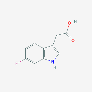 molecular formula C10H8FNO2 B556483 6-氟吲哚-3-乙酸 CAS No. 443-75-4