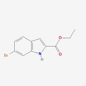 molecular formula C11H10BrNO2 B556485 ethyl 6-bromo-1H-indole-2-carboxylate CAS No. 103858-53-3