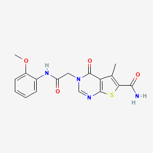 molecular formula C17H16N4O4S B5564851 MFCD07189532 