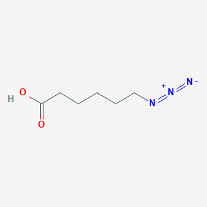 molecular formula C6H11N3O2 B556486 6-azidohexanoic Acid CAS No. 79598-53-1