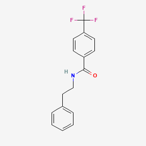 molecular formula C16H14F3NO B5564866 N-phenethyl-4-(trifluoromethyl)benzamide 