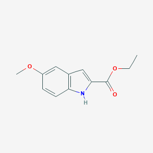 molecular formula C12H13NO3 B556490 Ethyl 5-methoxyindole-2-carboxylate CAS No. 4792-58-9