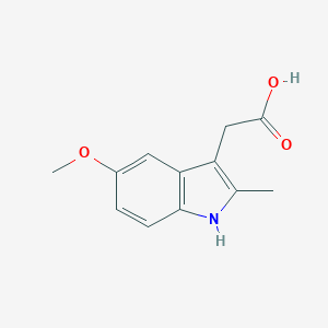 molecular formula C12H13NO3 B556491 5-甲氧基-2-甲基-3-吲哚乙酸 CAS No. 2882-15-7
