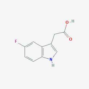 B556500 5-Fluoroindole-3-acetic acid CAS No. 443-73-2