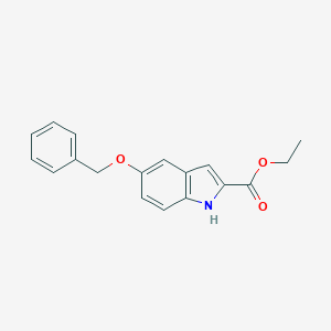 molecular formula C18H17NO3 B556505 Ethyl 5-(benzyloxy)-1H-indole-2-carboxylate CAS No. 37033-95-7