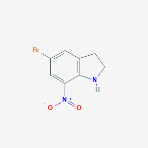 molecular formula C8H7BrN2O2 B556508 5-Bromo-7-nitroindoline CAS No. 80166-90-1