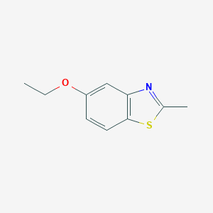 molecular formula C10H11NOS B055651 5-Ethoxy-2-methylbenzo[d]thiazole CAS No. 123771-99-3