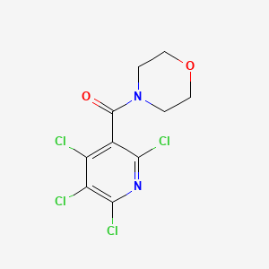 molecular formula C10H8Cl4N2O2 B5565220 4-(2,4,5,6-TETRACHLOROPYRIDINE-3-CARBONYL)MORPHOLINE 