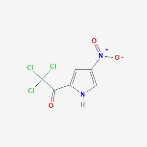 molecular formula C6H3Cl3N2O3 B556532 2,2,2-trichloro-1-(4-nitro-1H-pyrrol-2-yl)ethanone CAS No. 53391-50-7