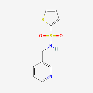 molecular formula C10H10N2O2S2 B5565393 N-[(PYRIDIN-3-YL)METHYL]THIOPHENE-2-SULFONAMIDE CAS No. 301683-41-0