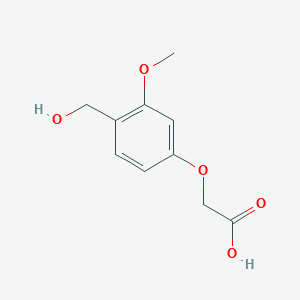 molecular formula C10H12O5 B556545 4-Hydroxymethyl-3-methoxyphenoxyacetic acid CAS No. 83590-77-6