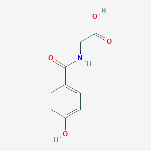molecular formula C9H9NO4 B556546 4-Hydroxyhippuric acid CAS No. 2482-25-9