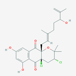 molecular formula C25H30Cl2O6 B055655 Napyradiomycin A2 CAS No. 111216-62-7