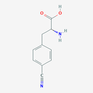 molecular formula C10H10N2O2 B556552 H-D-Phe(4-CN)-OH CAS No. 263396-44-7
