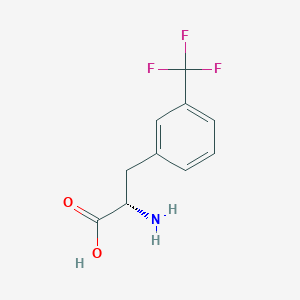 molecular formula C10H10F3NO2 B556579 (S)-2-Amino-3-(3-(trifluoromethyl)phenyl)propanoic acid CAS No. 14464-68-7