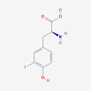 molecular formula C9H10INO3 B556601 H-Tyr(3-I)-OH CAS No. 70-78-0
