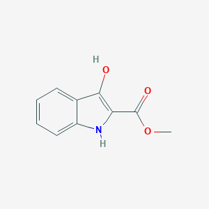 molecular formula C10H9NO3 B556612 Methyl 3-hydroxy-1H-indole-2-carboxylate CAS No. 31827-04-0