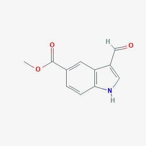 molecular formula C11H9NO3 B556613 methyl 3-formyl-1H-indole-5-carboxylate CAS No. 197506-83-5