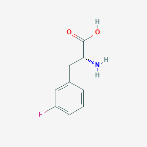 molecular formula C9H10FNO2 B556617 3-Fluoro-D-phenylalanine CAS No. 110117-84-5