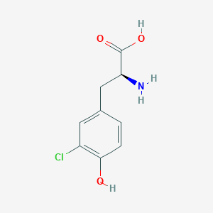 molecular formula C9H10ClNO3 B556623 3-Chloro-L-tyrosine CAS No. 7423-93-0