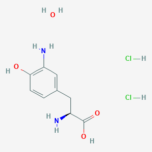 molecular formula C9H14Cl2N2O3 B556635 3-Amino-L-tyrosine dihydrochloride CAS No. 23279-22-3