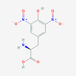 molecular formula C9H9N3O7 B556641 3,5-Dinitro-L-tyrosine CAS No. 17360-11-1