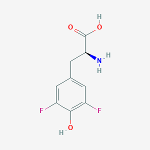 molecular formula C9H9F2NO3 B556657 3,5-二氟-L-酪氨酸 CAS No. 73246-30-7