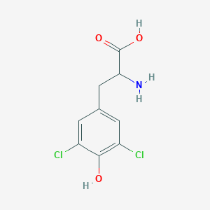 molecular formula C9H9Cl2NO3 B556663 3,5-Dichloro-L-tyrosine CAS No. 15106-62-4