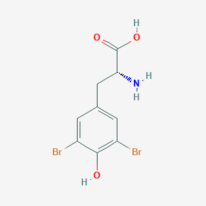 molecular formula C9H9Br2NO3 B556670 3,5-二溴-D-酪氨酸 CAS No. 50299-42-8