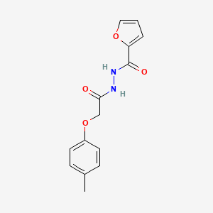 B5566719 N'-[2-(4-methylphenoxy)acetyl]-2-furohydrazide CAS No. 5367-22-6