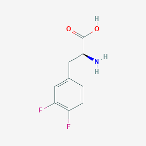 molecular formula C9H9F2NO2 B556685 3,4-Difluoro-l-phenylalanine CAS No. 31105-90-5