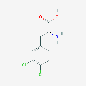 molecular formula C9H9Cl2NO2 B556689 (R)-2-Amino-3-(3,4-dichlorophenyl)propanoic acid CAS No. 52794-98-6