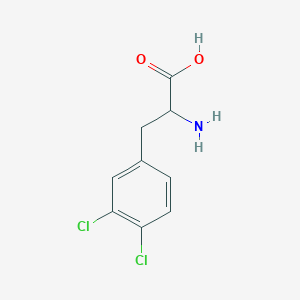 molecular formula C9H9Cl2NO2 B556690 2-Amino-3-(3,4-dichlorophenyl)propanoic acid CAS No. 5472-67-3