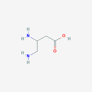 B556691 3,4-Diaminobutanoic acid CAS No. 131530-16-0