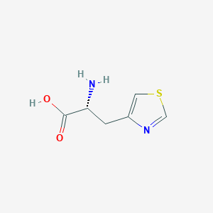molecular formula C6H8N2O2S B556698 (R)-2-Amino-3-(thiazol-4-YL)propanoic acid CAS No. 131896-42-9