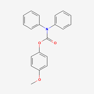 molecular formula C20H17NO3 B5566996 (4-methoxyphenoxy)-N,N-dibenzamide 