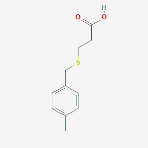 molecular formula C11H14O2S B556702 3-(4-Methyl-benzylsulfanyl)-propionic acid CAS No. 78981-22-3