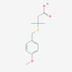 molecular formula C13H18O3S B556703 3-(4-Methoxy-benzylsulfanyl)-3-methyl-butyric acid CAS No. 268219-99-4