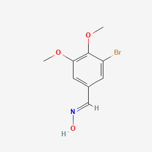 molecular formula C9H10BrNO3 B5567109 3-Bromo-4,5-dimethoxybenzaldehyde oxime, AldrichCPR 