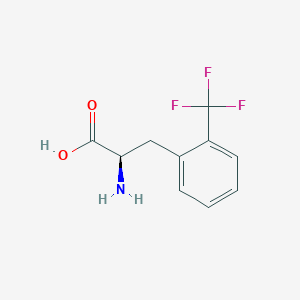 molecular formula C10H10F3NO2 B556743 2-(Trifluoromethyl)-D-phenylalanine CAS No. 130930-49-3