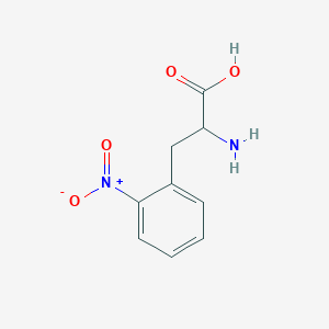 molecular formula C9H10N2O4 B556750 (S)-2-amino-3-(2-nitrophenyl)propanoic acid CAS No. 19883-75-1
