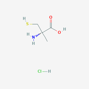 molecular formula C4H10ClNO2S B556756 (S)-2-Amino-3-mercapto-2-methylpropanoic acid hydrochloride CAS No. 151062-55-4
