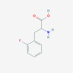 molecular formula C9H10FNO2 B556775 2-Fluoro-dl-phenylalanine CAS No. 2629-55-2