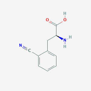 molecular formula C10H10N2O2 B556776 L-2-Cyanophenylalanine CAS No. 263396-42-5