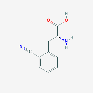molecular formula C10H10N2O2 B556777 D-2-Cyanophenylalanine CAS No. 263396-41-4